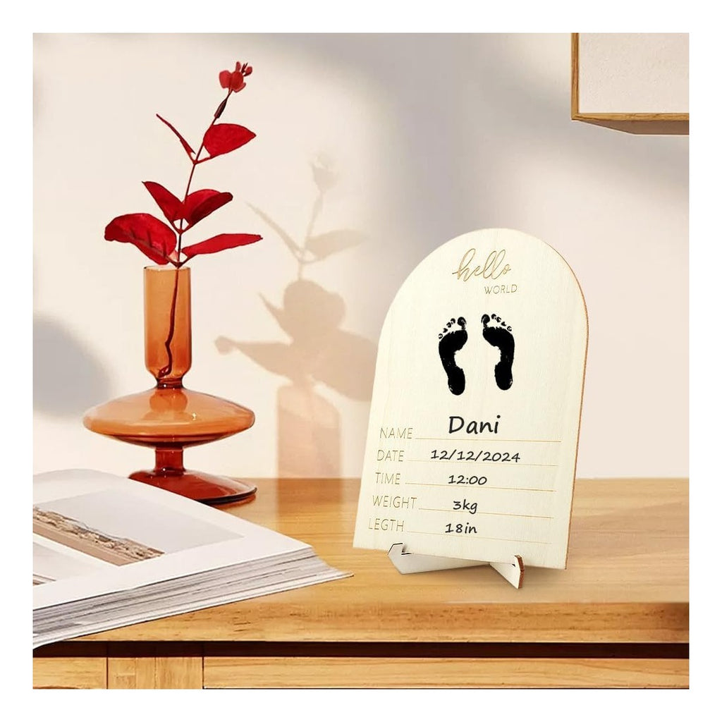 Picture Frame, Wooden Ultrasound Picture Frame, Double Sided Sonogram Photo Display, Congratulations Pregnancy Gift for Expecting Parents