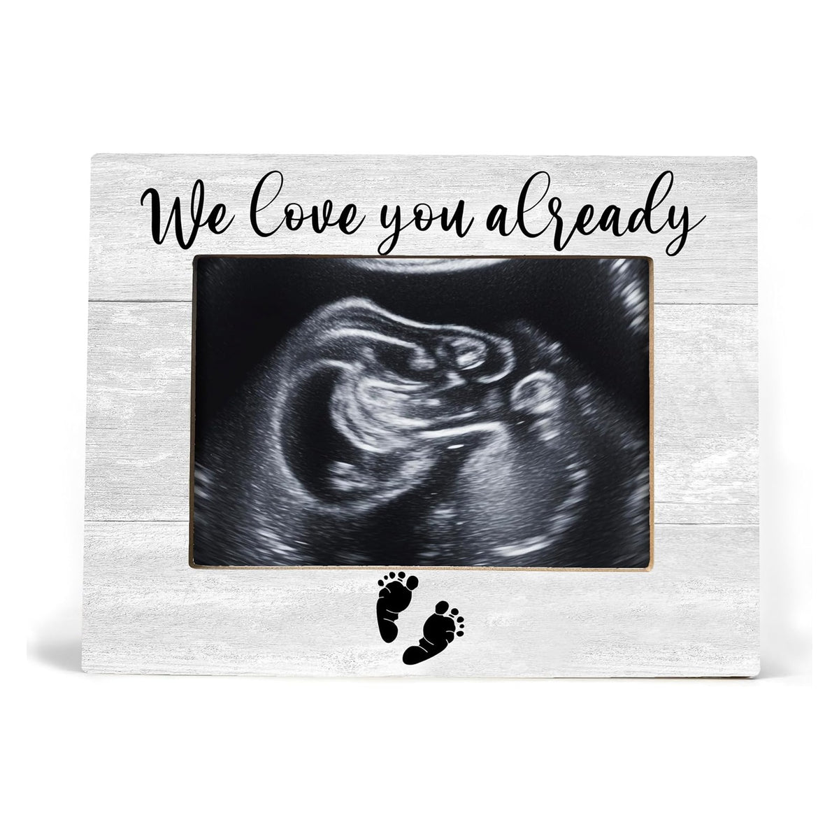 Baby Ultrasound Picture Frame, We Love You Already, Pregnancy Gifts for Expecting Mom, Pregnancy Announcement for Grandma, Pregnancy Announcement, Nursery Decor, Photo Frame 8x10