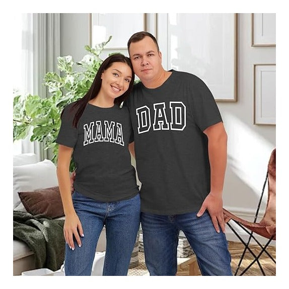 Mom Shirt Dad Shirt Mom Dad Parents Shirts Pregnancy Announcement Tshirts Matching Outfits Couple T-Shirts