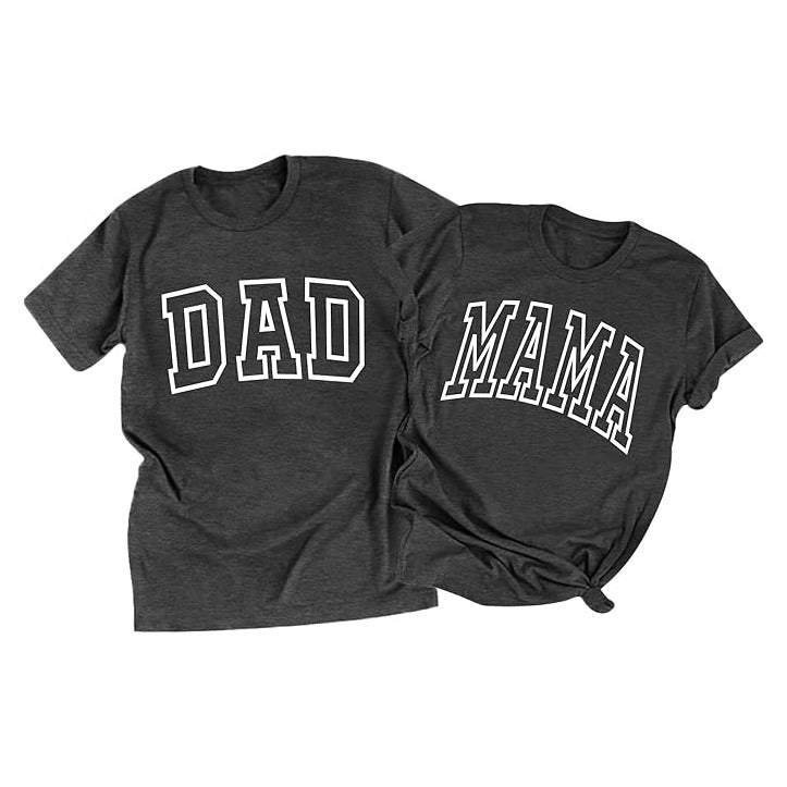 Mom Shirt Dad Shirt Mom Dad Parents Shirts Pregnancy Announcement Tshirts Matching Outfits Couple T-Shirts