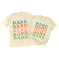 Mom Shirt Dad Shirt Mom Dad Parents Shirts Pregnancy Announcement Tshirts Matching Outfits Couple T-Shirts