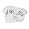 Mom Shirt Dad Shirt Mom Dad Parents Shirts Pregnancy Announcement Tshirts Matching Outfits Couple T-Shirts
