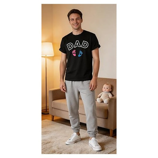 Visit the Qkdemfa Store Dad Shirt Mom Shirt: Mom and Dad Shirts Pregnancy Announcement Tshirt Gender Reveal Family Matching Couple Outfits