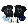 Visit the Qkdemfa Store Dad Shirt Mom Shirt: Mom and Dad Shirts Pregnancy Announcement Tshirt Gender Reveal Family Matching Couple Outfits