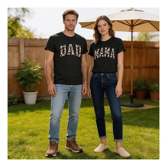 Visit the Qkdemfa Store Dad Shirt Mom Shirt: Mom and Dad Shirts Pregnancy Announcement Tshirt Gender Reveal Family Matching Couple Outfits