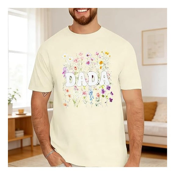 Mom and Dad Matching Shirts Floral Mama Tshirt for Women Pregnancy Announcement T-Shirt Vintage Flowers Mom Shirt