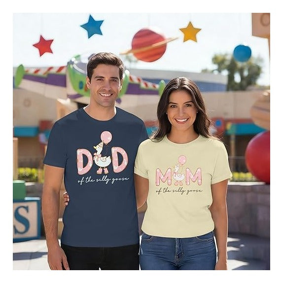 Toy Dad Shirt Toys Mom T-Shirts Funny Mama and Dada Shirts Matching Birthday Top Family Vacation Cartoon Tee