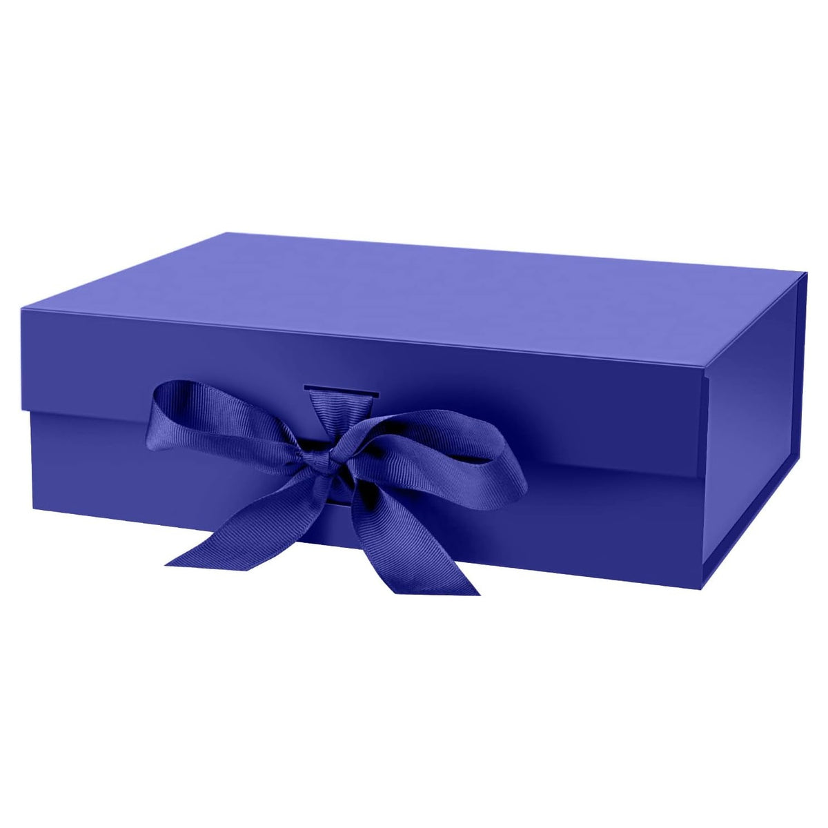Gift Box with Lid for Presents 10.5x7.5x3.1 Inches with Ribbon and Magnetic Closure