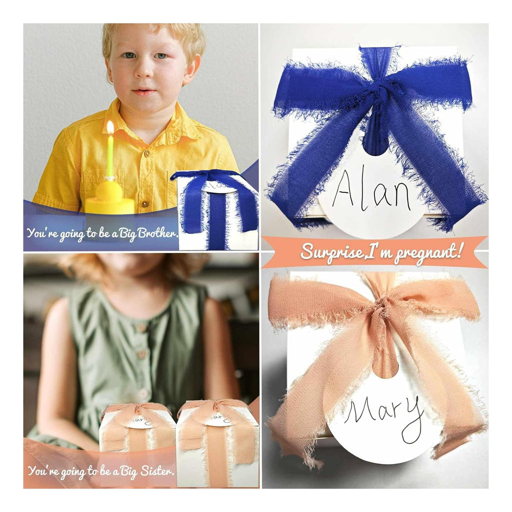 2 Pregnancy Announcement Boxes Pop Balloon with Message Baby Pregnancy Reveal Gift Box Surprise Baby Announcement Ideas for Grandparents Dad Children Friends