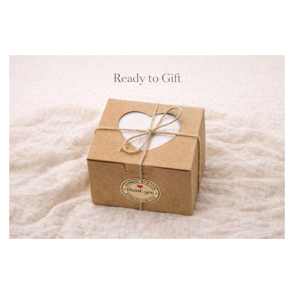 Pregnancy Announcement Gift Box | Crochet Baby Booties & Heart | Grandparents Reveal | Baby Reveal Gift | We’re Having a Baby