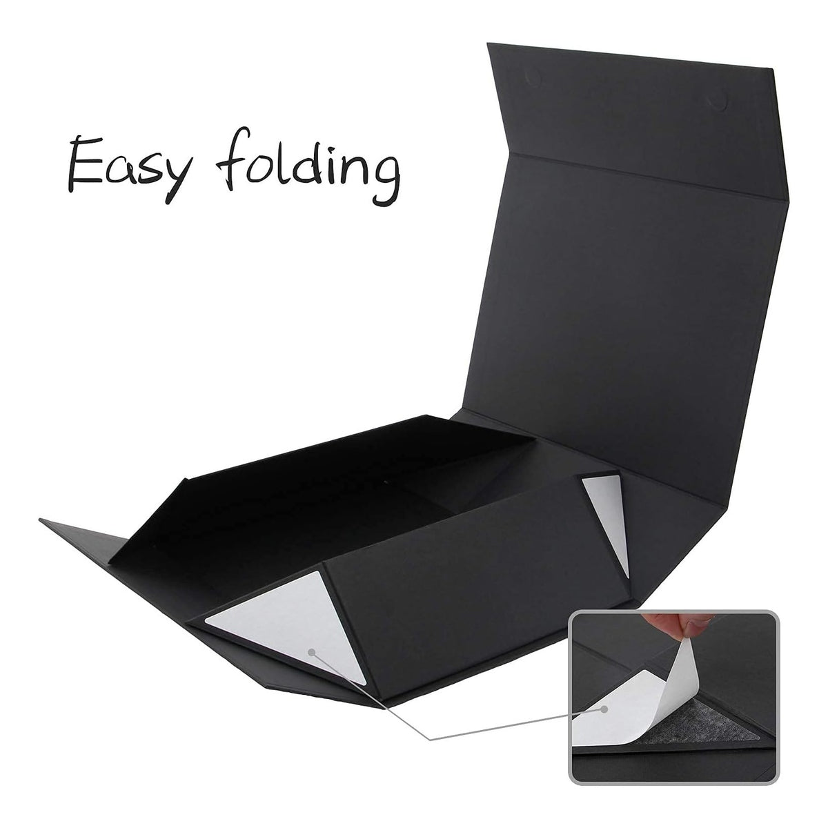 Empty gift box Small Black 9.7x7.2x3.3 Inch Gift Boxes with Lid Groomsmen Graduation decorative boxes with lids Halloween,Christmas,Valentine's Day,gifts for women