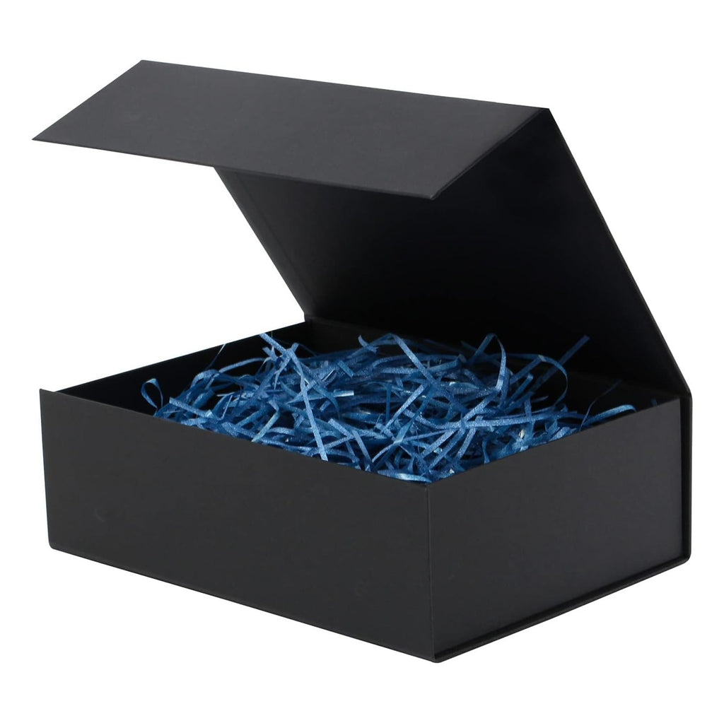Empty gift box Small Black 9.7x7.2x3.3 Inch Gift Boxes with Lid Groomsmen Graduation decorative boxes with lids Halloween,Christmas,Valentine's Day,gifts for women