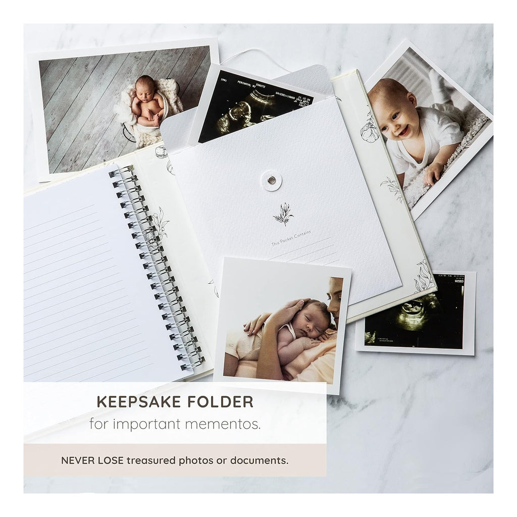 Keepsake Pregnancy Journal to Cherish Forever - A Pregnancy Book to Capture Every Milestone of Mom & Baby’s 9-Month Journey - Pregnancy Baby Journal For Expecting First Time Moms & Experienced Moms