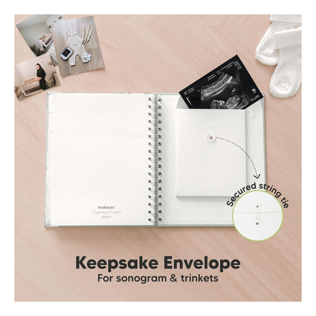 Pregnancy Journal for First Time Moms Gifts - 90 Pages Hardcover Pregnancy Memory Book, Beautiful & Cute Baby Book Keepsake, Ultrasound Baby Scrapbook, Mom To Be Gift