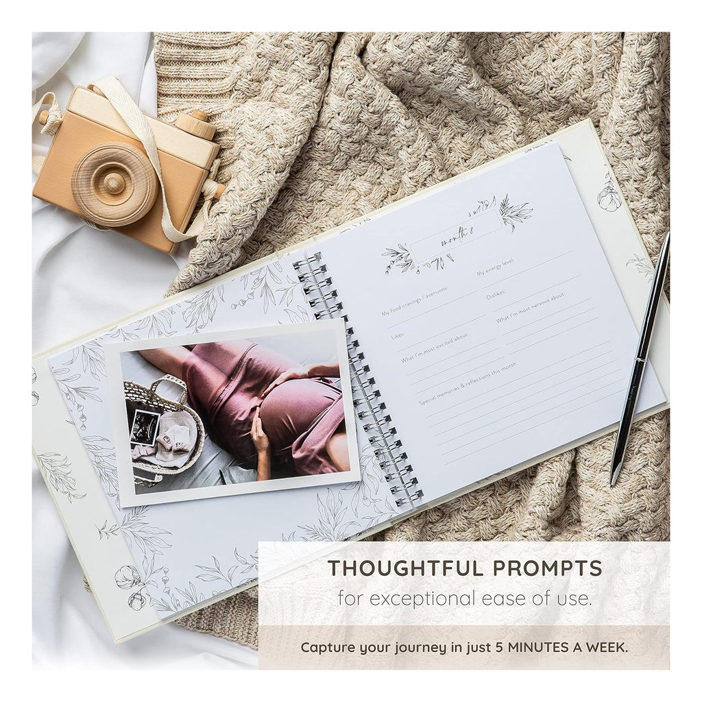 Pregnancy Journal to Cherish Forever - A Pregnancy Book to Capture Every Milestone of Mom & Baby’s 9-Month Journey - Pregnancy Baby Journal For Expecting First Time Moms & Experienced Moms