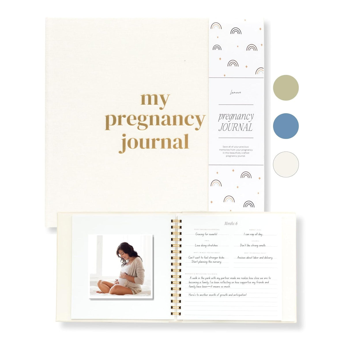 Pregnancy Journal for First Time Moms – Pregnancy Planner, Sonogram Photo Album & Pregnancy Scrapbook for Expecting Moms – First Time Mom Gift, Pregnancy Must-Have