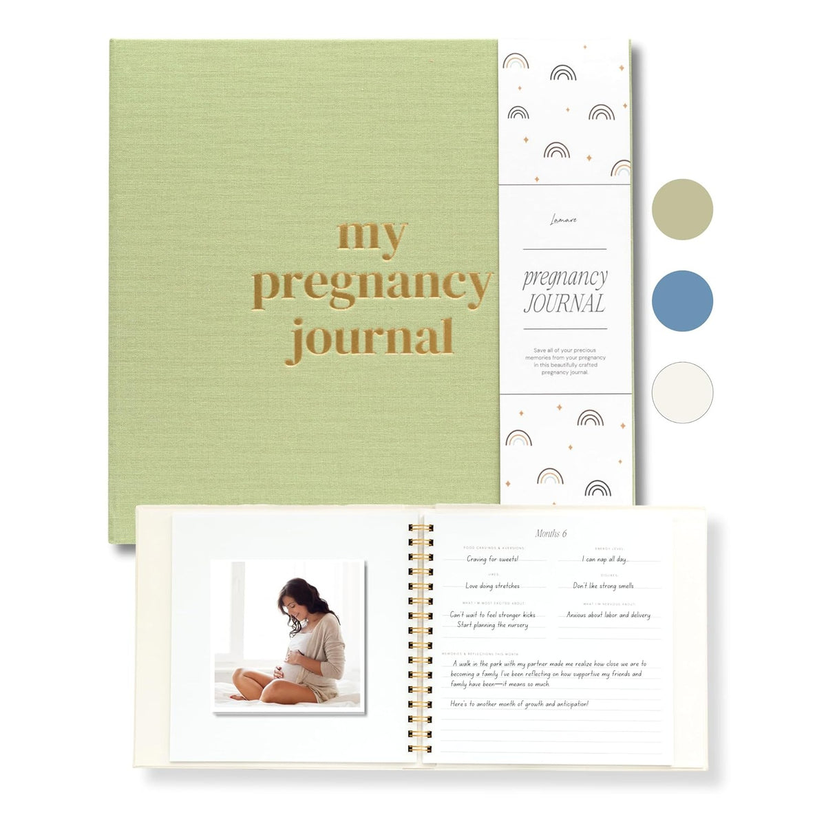 Pregnancy Journal for First Time Moms – Pregnancy Planner, Sonogram Photo Album & Pregnancy Scrapbook for Expecting Moms – First Time Mom Gift, Pregnancy Must-Have