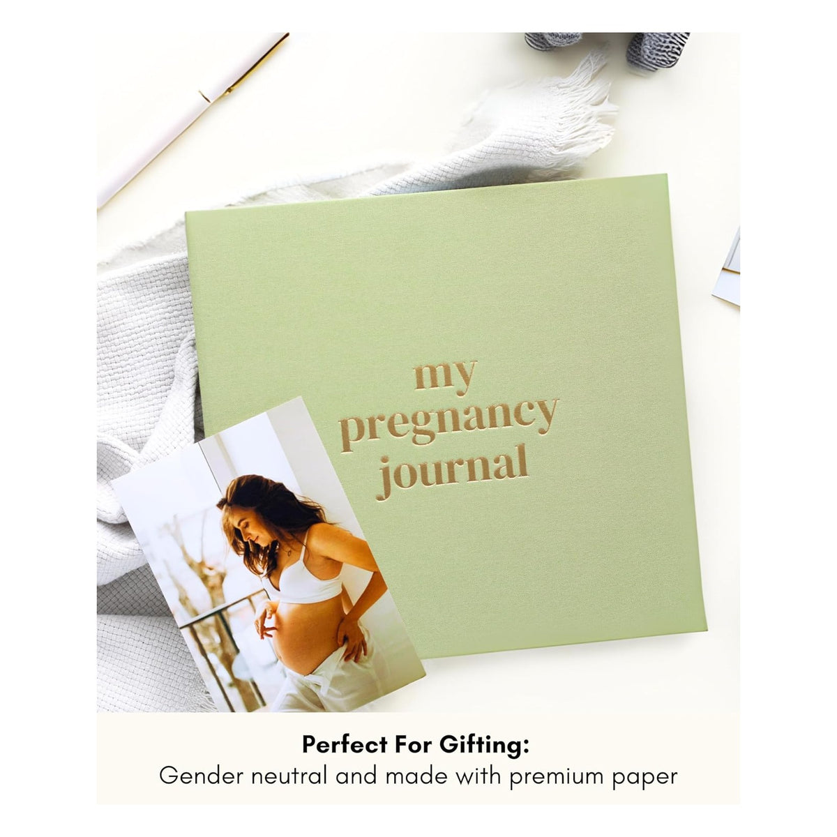 Pregnancy Journal for First Time Moms – Pregnancy Planner, Sonogram Photo Album & Pregnancy Scrapbook for Expecting Moms – First Time Mom Gift, Pregnancy Must-Have