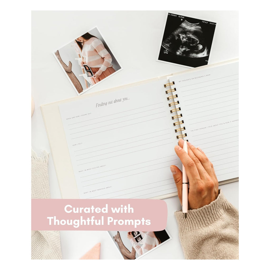 Pregnancy Journal for First Time Moms – Pregnancy Planner, Sonogram Photo Album & Pregnancy Scrapbook for Expecting Moms – First Time Mom Gift, Pregnancy Must-Have