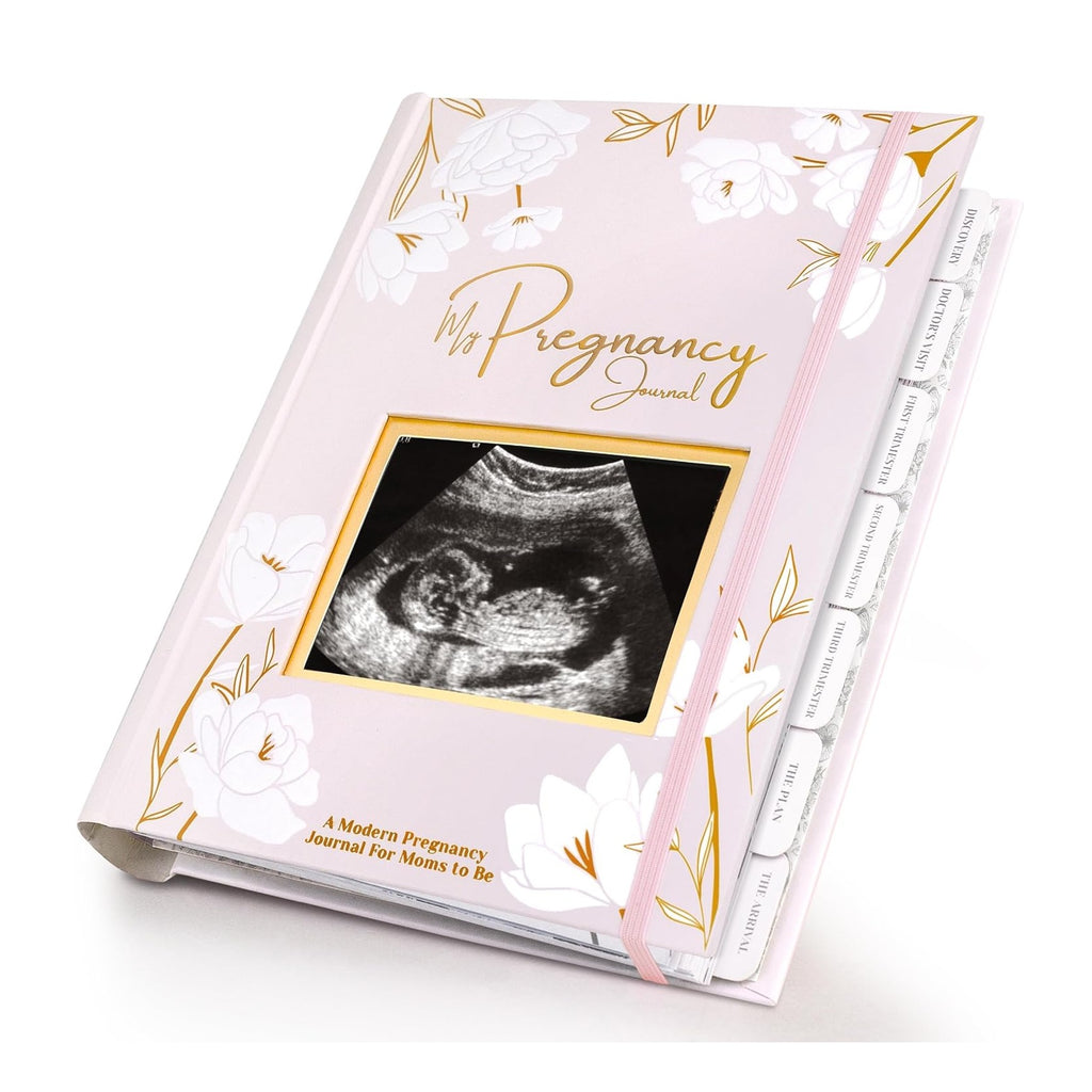Pregnancy Journal, Pregnancy Announcements - 80 Pages Hard Cover Baby Books For Mom To Be Gift, Baby Memory Book Keepsake, Gender Reveal Gifts For New Moms, Shower & Registry