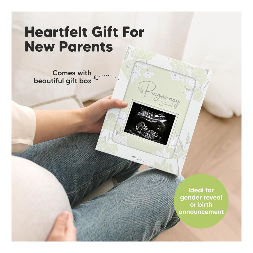 Pregnancy Journal, Pregnancy Announcements - 80 Pages Hard Cover Baby Books For Mom To Be Gift, Baby Memory Book Keepsake, Gender Reveal Gifts For New Moms, Shower & Registry