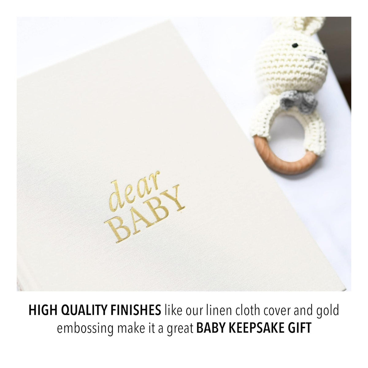 Pregnancy Prayer Journal - Christian Pregnancy Journal For Milestones - Linen-Bound Baby Book Keepsake - Gifts For Expecting Moms