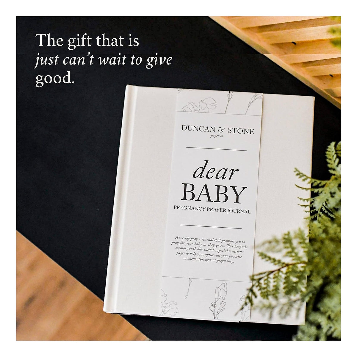 Pregnancy Prayer Journal - Christian Pregnancy Journal For Milestones - Linen-Bound Baby Book Keepsake - Gifts For Expecting Moms