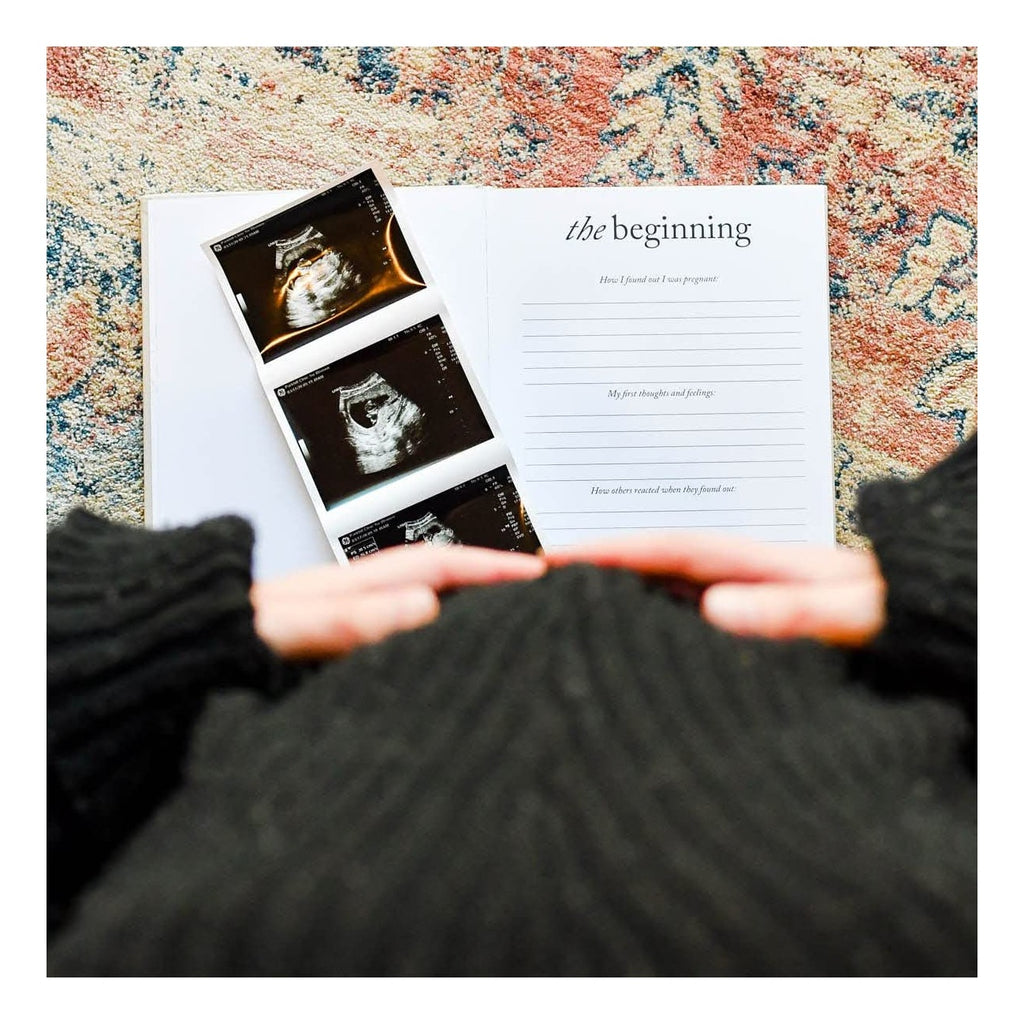 Pregnancy Prayer Journal - Christian Pregnancy Journal For Milestones - Linen-Bound Baby Book Keepsake - Gifts For Expecting Moms