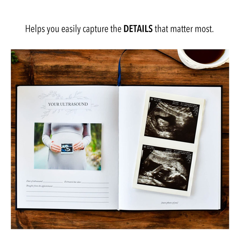 Pregnancy Prayer Journal - Christian Pregnancy Journal For Milestones - Linen-Bound Baby Book Keepsake - Gifts For Expecting Moms
