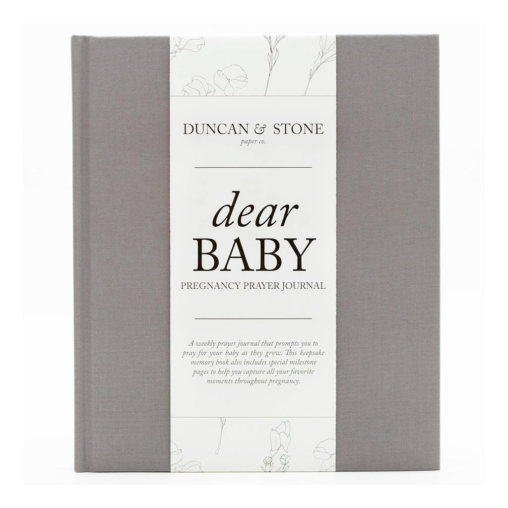 Pregnancy Prayer Journal - Christian Pregnancy Journal For Milestones - Linen-Bound Baby Book Keepsake - Gifts For Expecting Moms