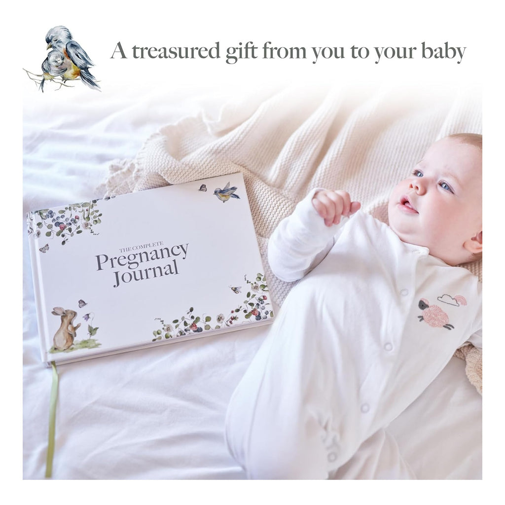 Pregnancy Journal – Weekly Pregnancy Planner & Scrapbook, Ultrasound Photo Pages, Milestone Trackers & First‑Year Keepsake Book - Pregnant Gifts For New Mom
