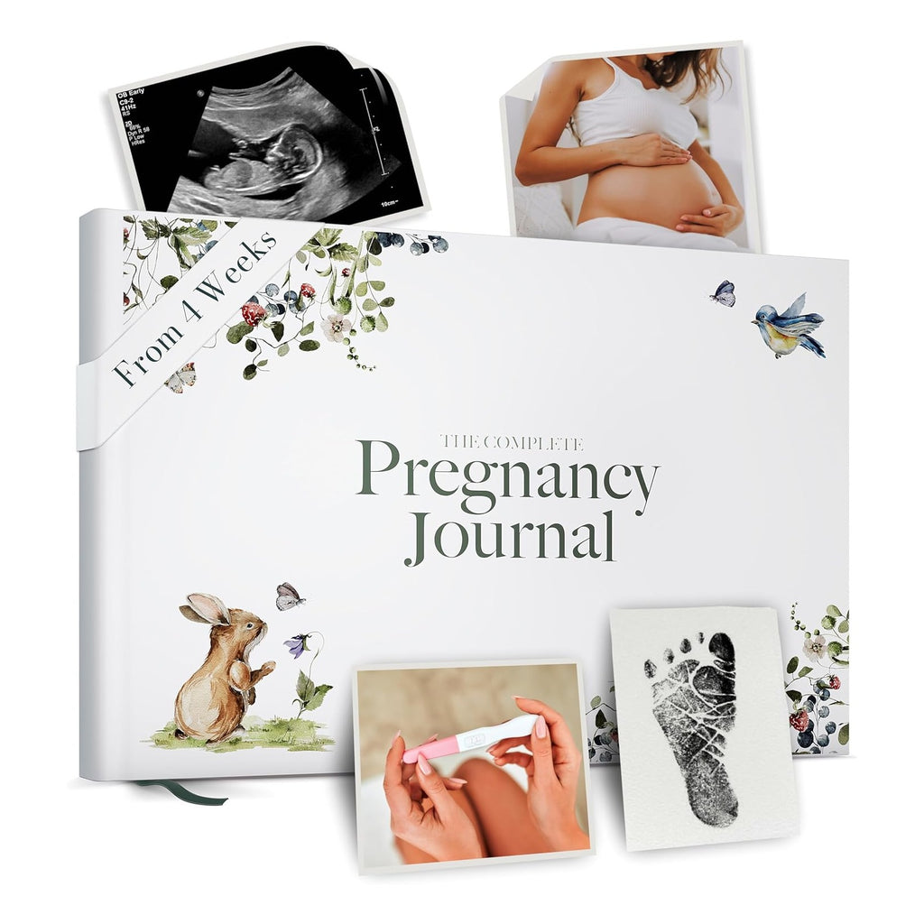 Pregnancy Journal – Weekly Pregnancy Planner & Scrapbook, Ultrasound Photo Pages, Milestone Trackers & First‑Year Keepsake Book - Pregnant Gifts For New Mom