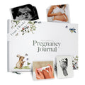 Pregnancy Journal – Weekly Pregnancy Planner & Scrapbook, Ultrasound Photo Pages, Milestone Trackers & First‑Year Keepsake Book - Pregnant Gifts For New Mom