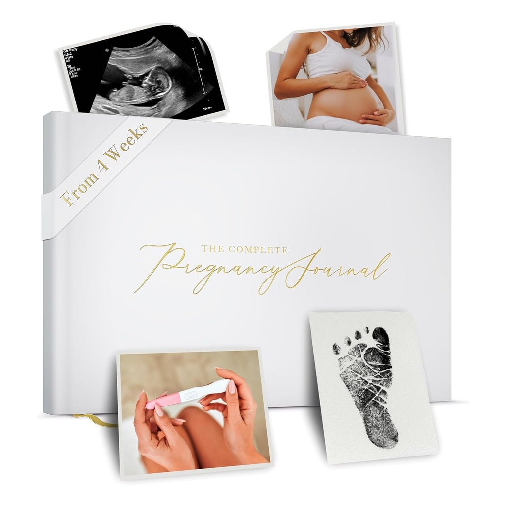 Pregnancy Journal – Weekly Pregnancy Planner & Scrapbook, Ultrasound Photo Pages, Milestone Trackers & First‑Year Keepsake Book - Pregnant Gifts For New Mom