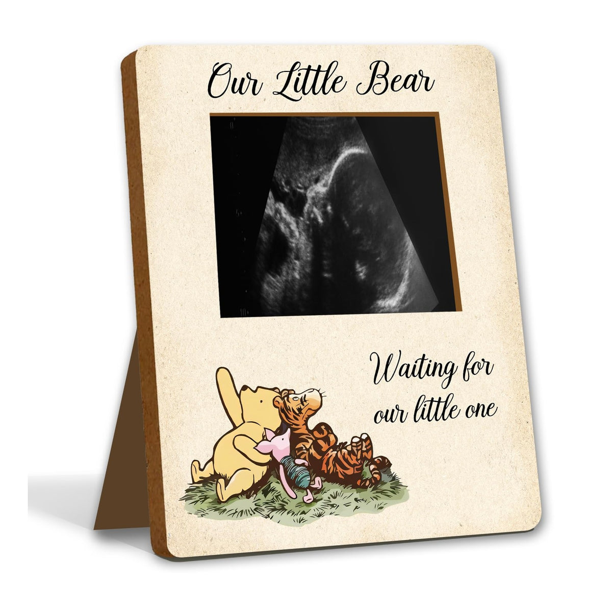 Baby Shower Decor - Picture Frame, Sign, Ultrasound Frame, Pregnancy Milestone Keepsake & Gender Reveal Decor