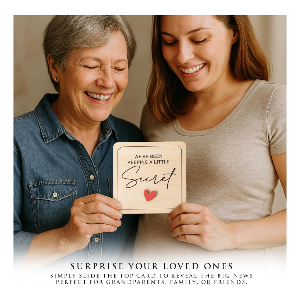Grandparent Reveal Keepsake, Pregnancy Announcement for Grandparents, Baby Announcement Sign, Ultrasound Picture Frames Wooden Keepsake Box, First Time Grandparents Gift