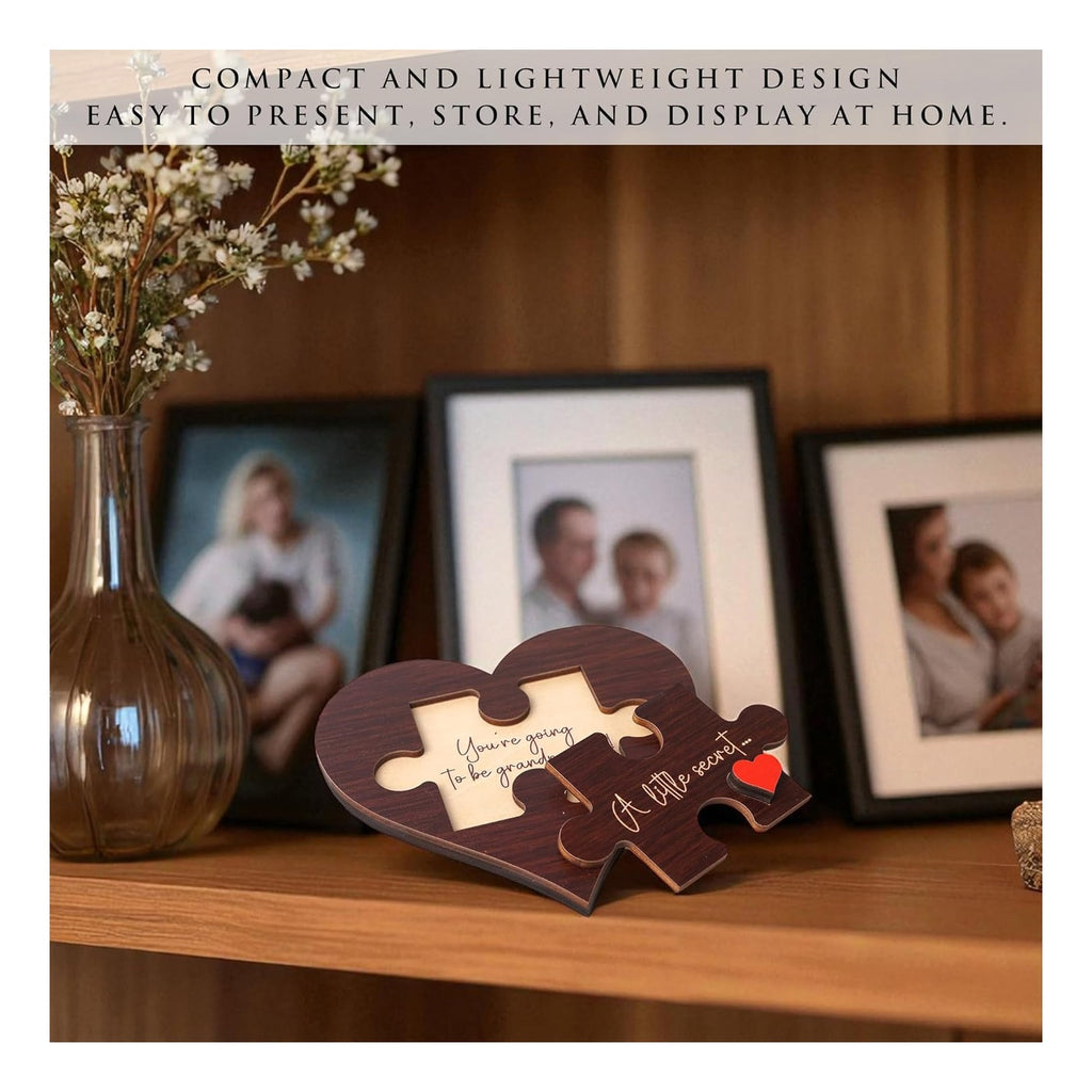 Reveal Wooden Heart Keepsake, Pregnancy Announcement for Grandparents, Baby Announcement Sign, Pregnancy Reveal Ideas, First Time Grandparents Gifts
