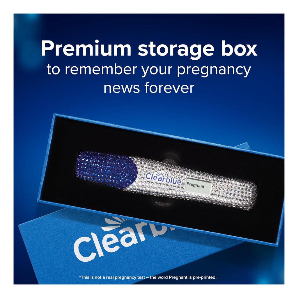 Bedazzled Pregnancy Announcement Keepsake Stick 1ct; Unique and Memorable Reminder for Sharing Special Moments on Social Media
