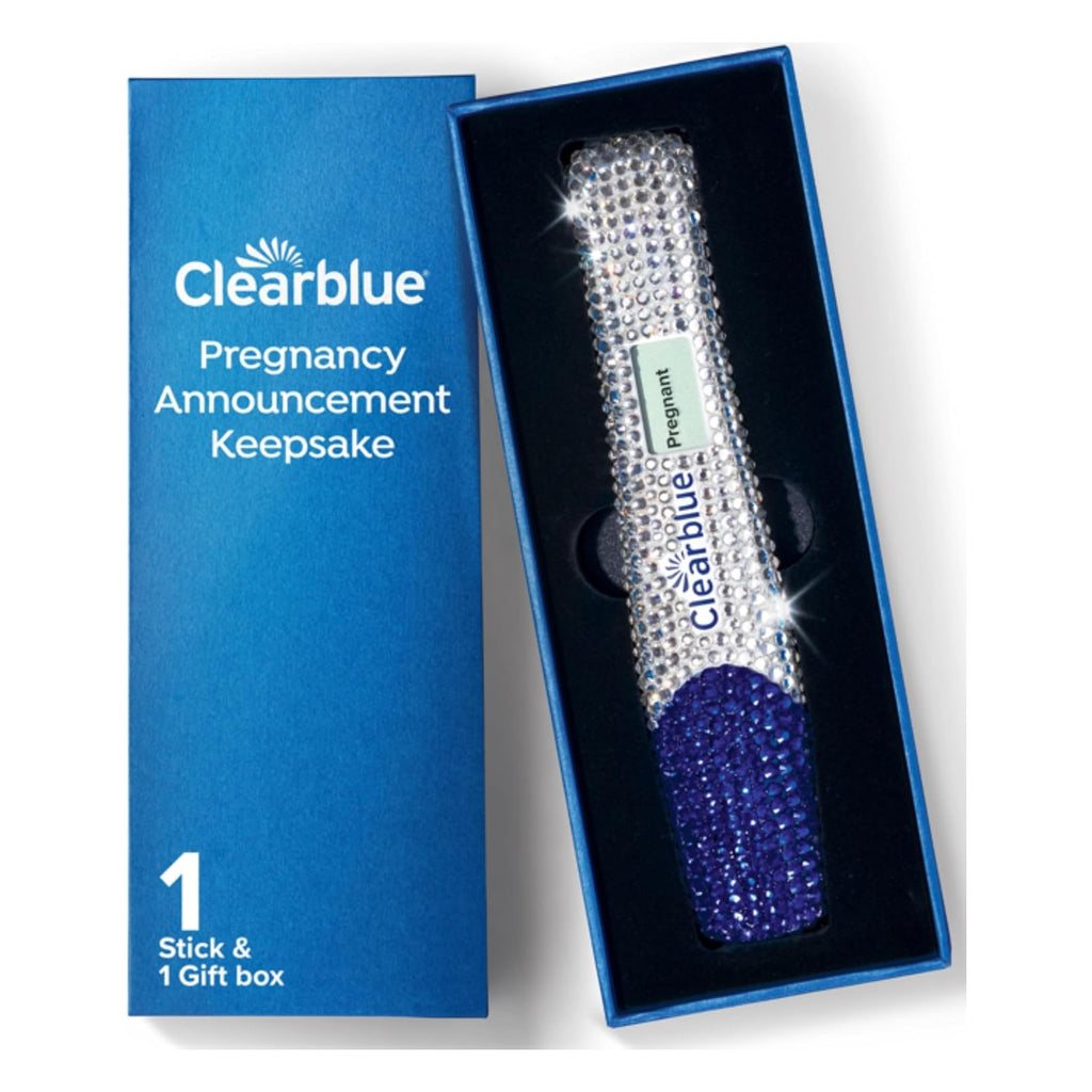 Bedazzled Pregnancy Announcement Keepsake Stick 1ct; Unique and Memorable Reminder for Sharing Special Moments on Social Media