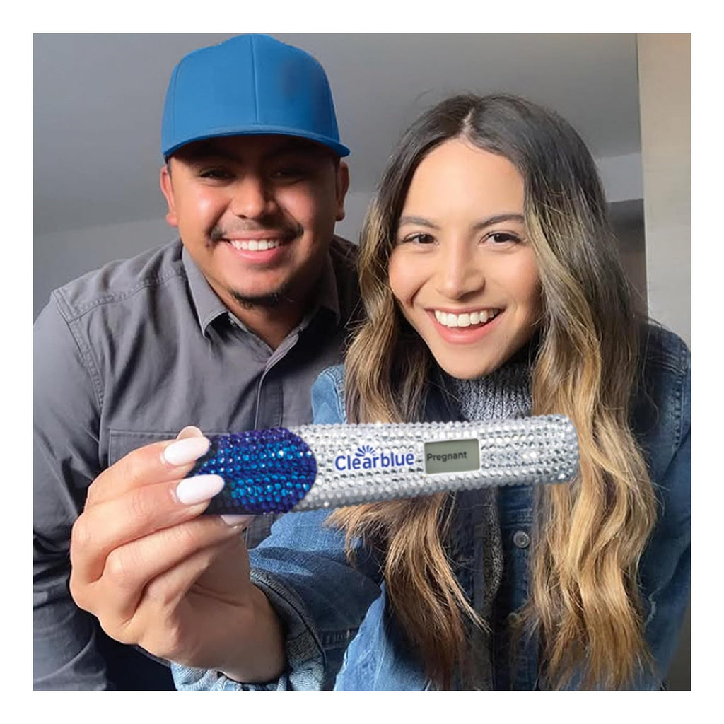 Bedazzled Pregnancy Announcement Keepsake Stick 1ct; Unique and Memorable Reminder for Sharing Special Moments on Social Media