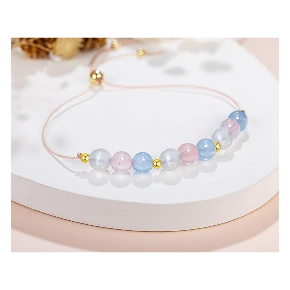 Bracelet Gifts, Delicate Pregnancy Bracelets, Mama Gifts, New Mom Gift, Moonstone Bracelet, Healing Bracelets for Women, IVF Gift, Mothers Day Christmas Jewelry