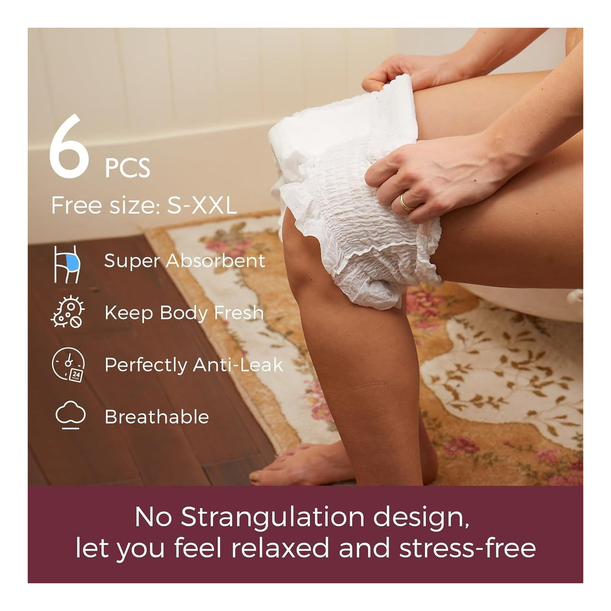 Postpartum Recovery Essentials Kit, Labor Delivery Mom Care Kit, Self-Absorbent Disposable Underwear Nipple Nursing Pads Upside Down Peri Bottle Cold Pads Cooling Foam Canvas Bag Set