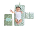 Mommy and Baby Things Pouch Set, Canvas Zipper Organizer Bags for Diaper Bag and Travel, Cosmetic and Makeup Bag for Mom