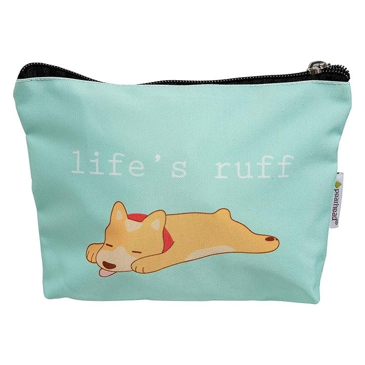 Mommy and Baby Things Pouch Set, Canvas Zipper Organizer Bags for Diaper Bag and Travel, Cosmetic and Makeup Bag for Mom