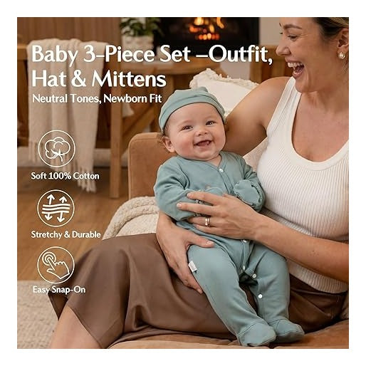 Upgraded Postpartum Recovery Essentials Care Kit for Mom & Baby, Includes Peri Bottle, Soothing Foam, Self-Absorbent Disposable Underwear, Hot&Cold Packs, Soothing Liners, Baby Outfits Set