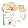 We Can Bearly Wait Baby Shower Decoration,Baby Predictions & Advice for New Parents，Set of 50 Cards, Gender Neutral Baby Shower Game & Party Activity