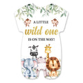 Safari Zoo Baby Shower Party Invitations - Cute Animal Baby Shower Invitation Cards - 20 Fill-in Invites with Envelopes
