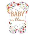 Floral Girl Baby Shower Invitations - Wildflower Bloom Baby Shower Party Invitation Cards - 20 Fill-in Invites with Envelopes