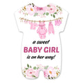 Cute Pink Baby Shower Invitations for Girl - Pink Clothes Shaped Baby Shower Party Invitation Cards - 20 Fill-in Invites with Envelopes