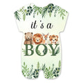 Woodland Animal Boy Baby Shower Invitations - Cute Zoo Baby Shower Party Invitation Cards - 20 Fill-in Invites with Envelopes